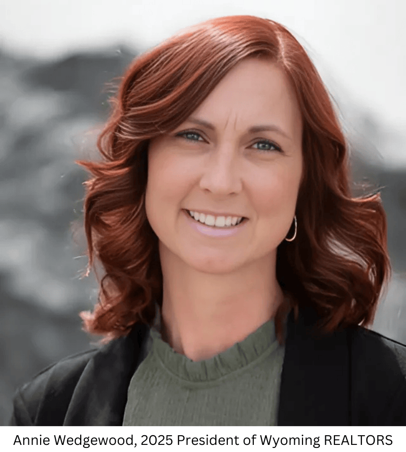 Annie Wedgewood 2025 President of Wyoming REALTORS