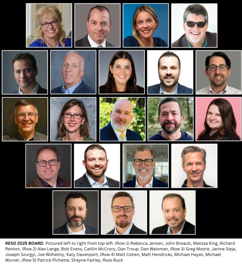 RESO 2025 New Board of Directors captioned