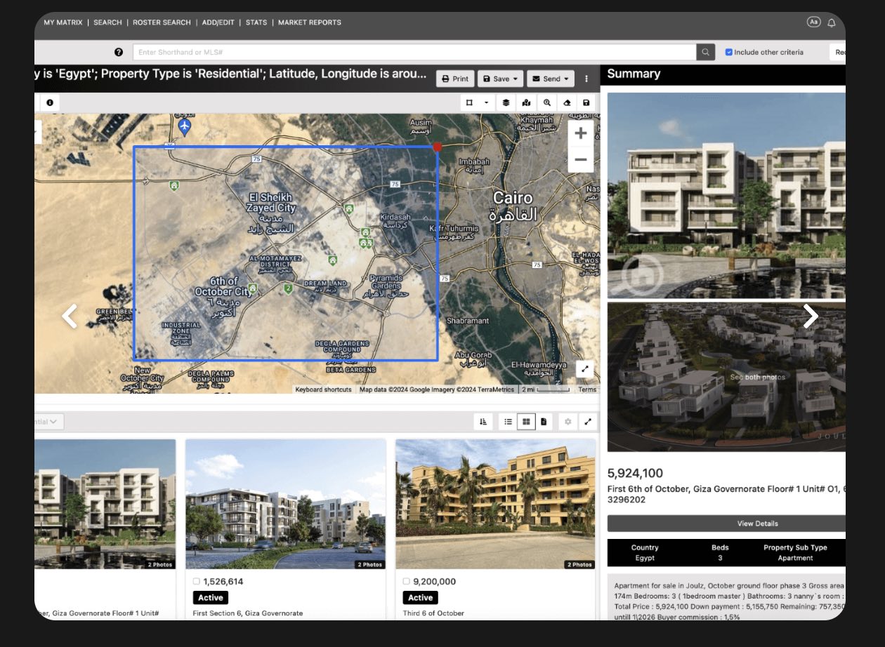 Screenshot Arab MLS