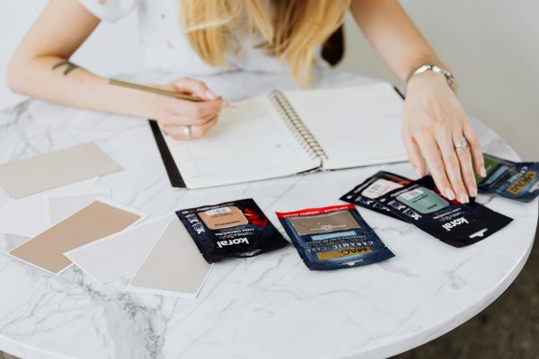 Designer sitting at table Pexels