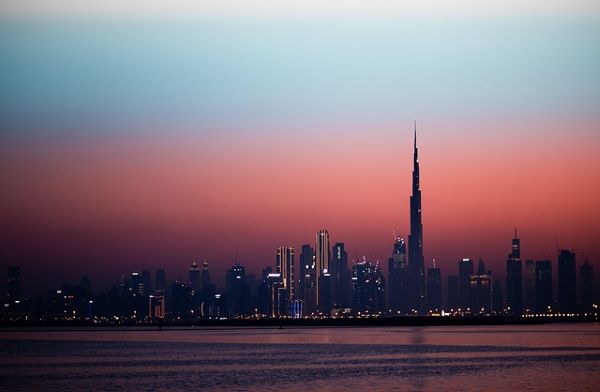 Dubai evening skyline 600 Pixabay