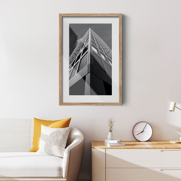 Framed picture of a building 600 No BS