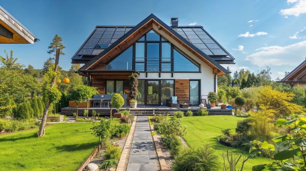 House with beautiful front yard AdobeStock