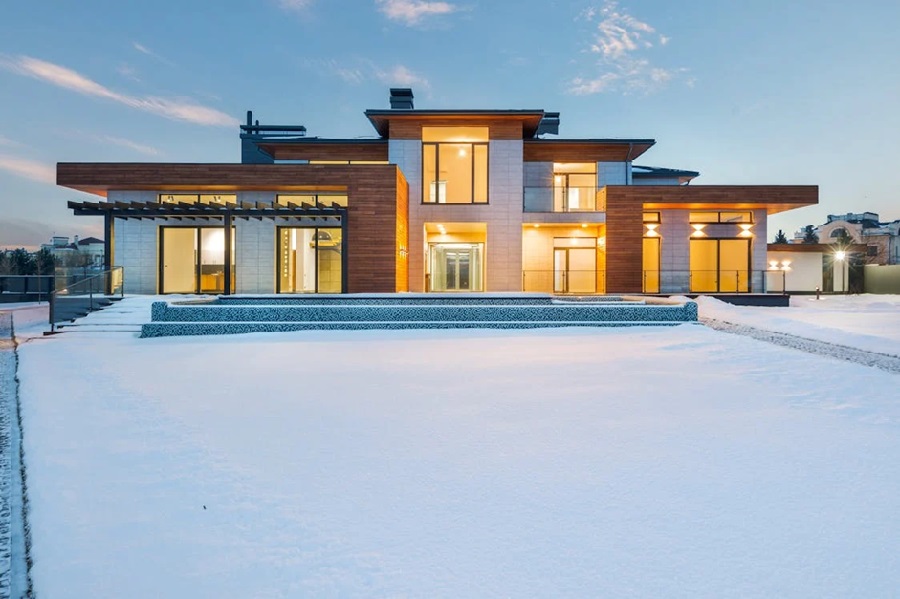 Illuminated house Photo by Max Vakhtbovycn