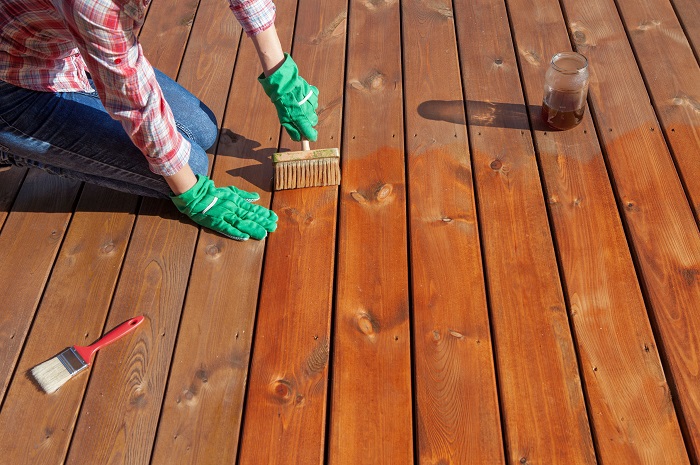 Inspecting timber