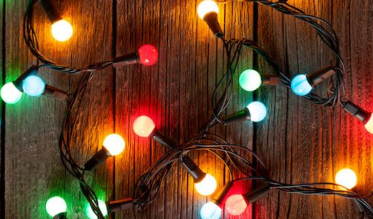 LED Grow Lights Using Christmas Lights