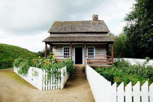 Log cabin surrounded by plants 600 Pexels