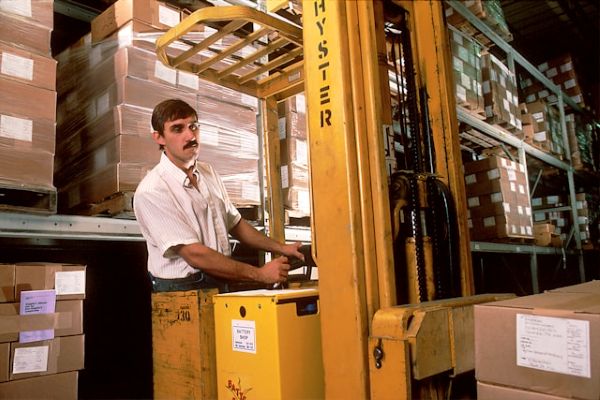 Man driving a forklift 600 Unsplash