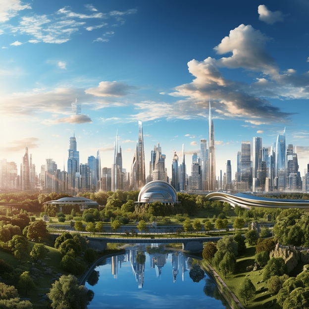 Modern city