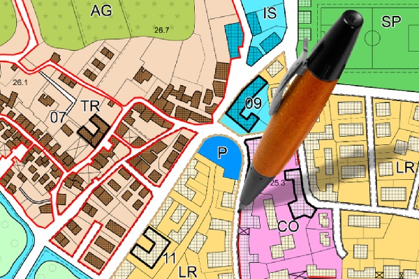 Pen on a map Canva600