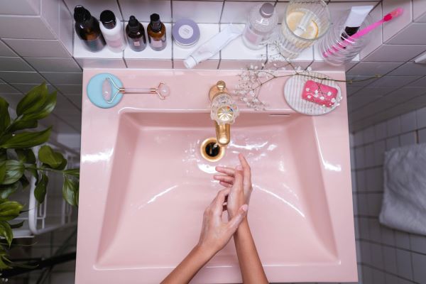 Pink sink 600 Pexels