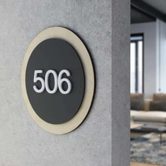 Round address numbers1