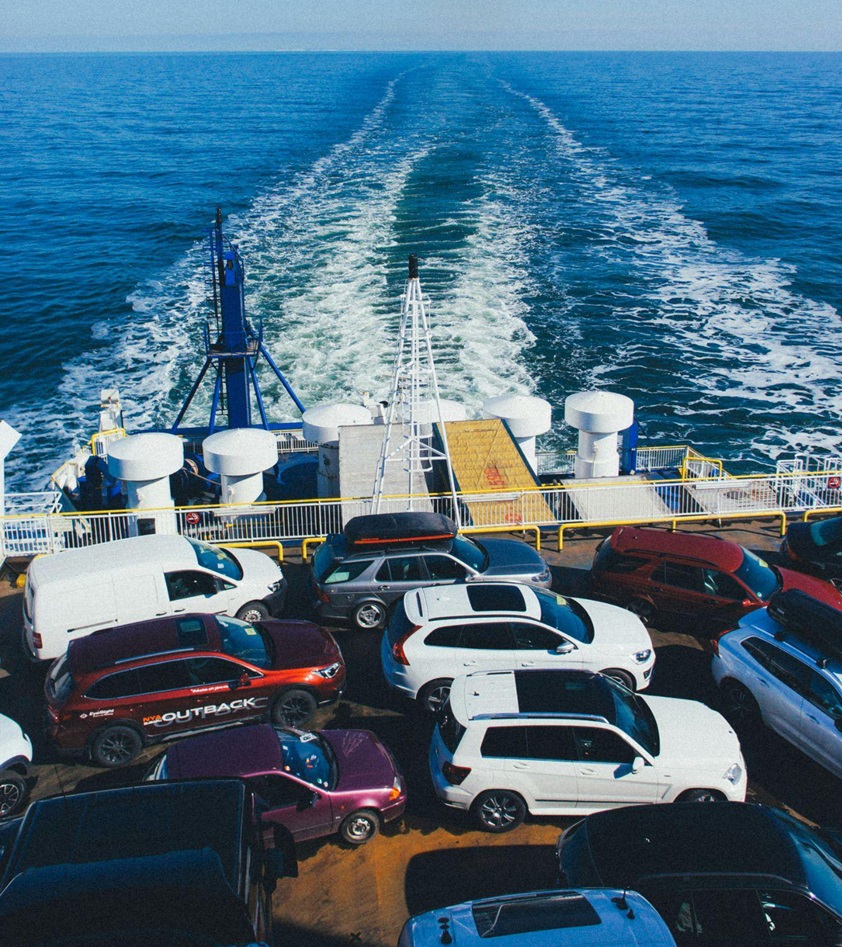 Shipping cars