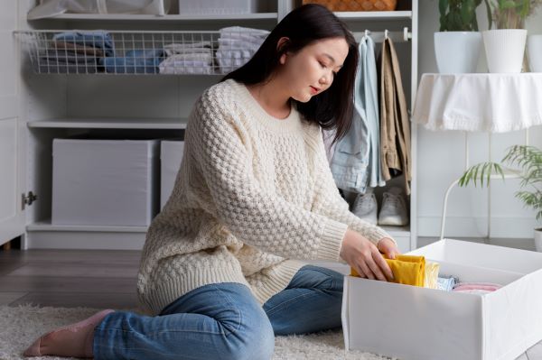Storing clothes Freepik