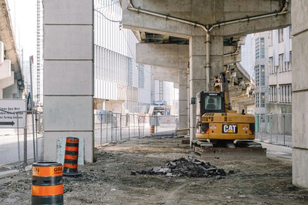 Under bridge with heavy machine 600 Pexels