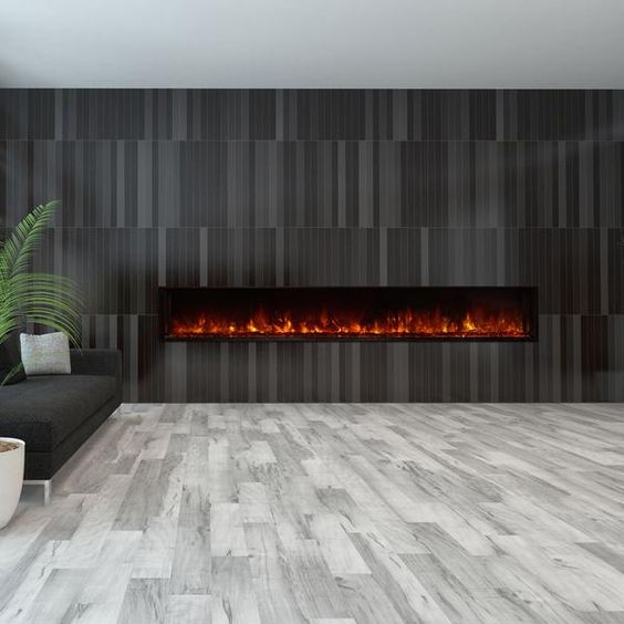 frameless fireplace