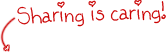 sharing caring hearts