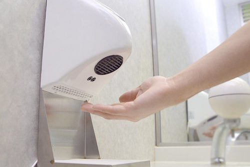 thanko compact household toilet hand dryer home th 500x334