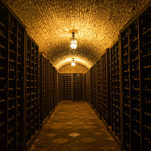 traditional wine cellar