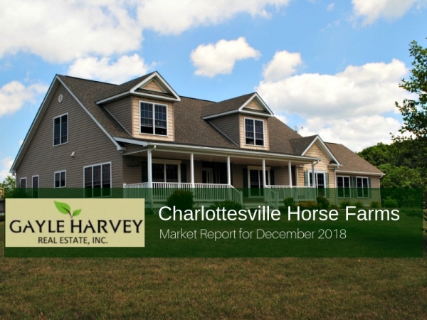 Charlottesville Horse Farms | Market Report for December 2018