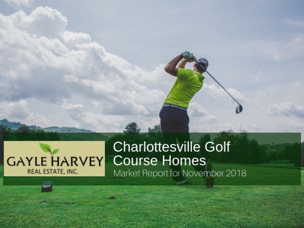 Charlottesville Golf Course Homes | Market Report for November 2018