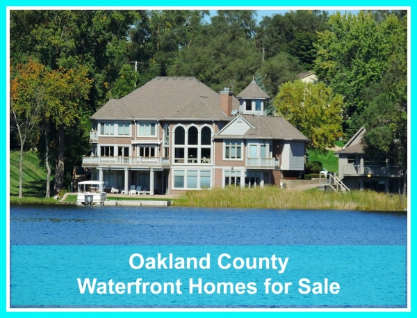 Oakland County Waterfront Homes for Sale