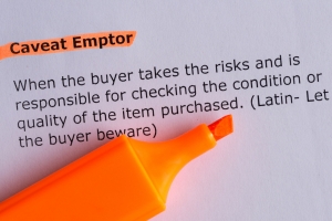 BUYING PROPERTY AS IS – BUYER BEWARE