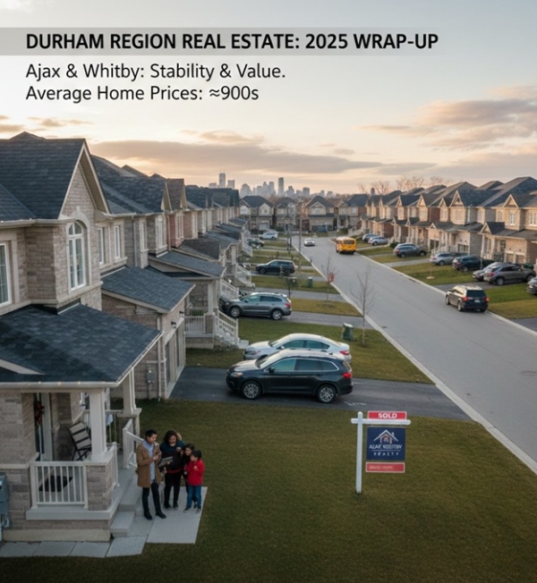 Durham Region Real Estate 2025: Ajax &amp; Whitby Trends