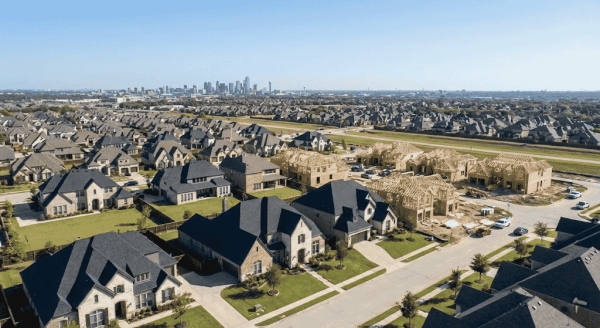Dallas new home development - rendering.