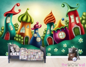 Cityscape Wall Murals - Striking Kids Wallpaper Designs