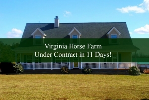 Virginia Horse Farm Under Contract in 11 Days!