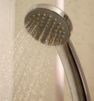 Instructions to clean a shower and shower trays