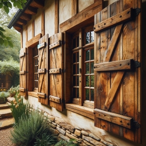 The Allure of Rustic Cedar Shutters: Enhancing Your Home's Exterior