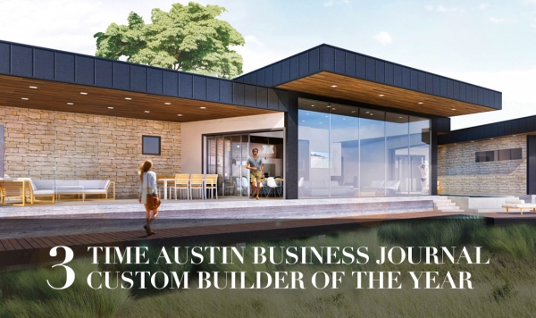 Austin Business Journal BEst Custom Builder Customer Service with Zbranek &amp; Holt Custom Homes