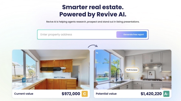 Want an edge in turning more homeowners into sellers? Check out Revive AI