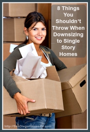 8 Things You Shouldn’t Throw When Downsizing to Single Story Homes
