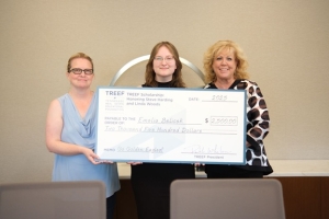Emelia Belicek of Grimsley, Tenn., was awarded the TREEF Scholarship in recognition of her academic excellence, having graduated as valedictorian and earned state honors.