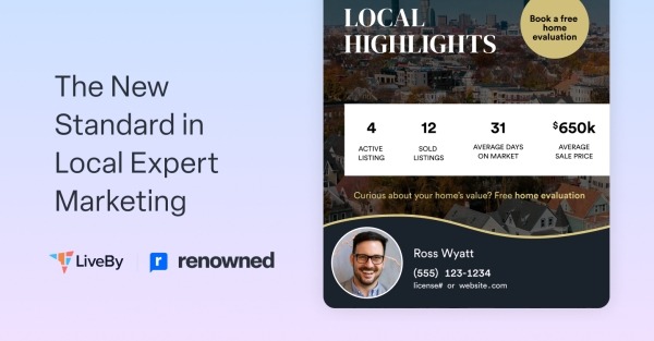 LiveBy and Renowned Team Up to Deliver the Future of LEM: Local Expert Marketing