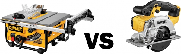 Circular saw vs Table saw