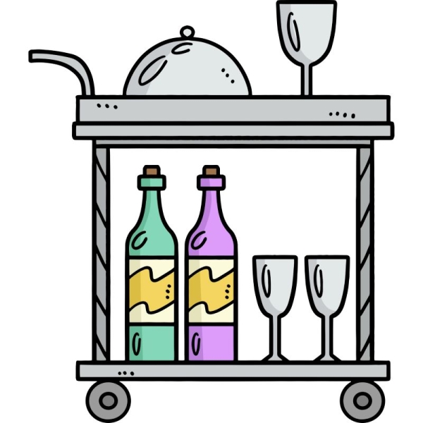 The Benefits of Using a Food and Drink Trolley in Your Kitchen