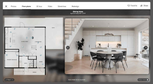 Redfin Integrates CubiCasa Floor Plans to Enhance Home Search