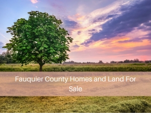 Fauquier County Homes and Land For Sale