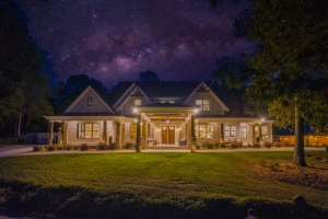 This 47-Acre Private Retreat in North Carolina Has a Pool Pavilion, Grand Social Barn and Spring-Fed Ponds