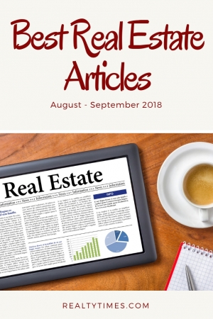 Best Real Estate Articles August to September 2018
