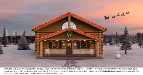A jolly good makeover: Santa’s North Pole Home Gets a Modern Remodel