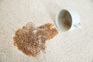 Coffee Spill on an Office Carpet