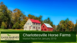 Charlottesville Horse Farms | Market Report for January 2019