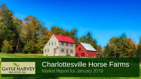 Charlottesville Horse Farms | Market Report for January 2019