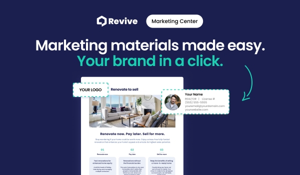 New innovative Marketing Center from Revive is free to help all agents unlock new business