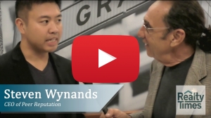 Realty Times Interviews Steven Wynands of Peer Reputation